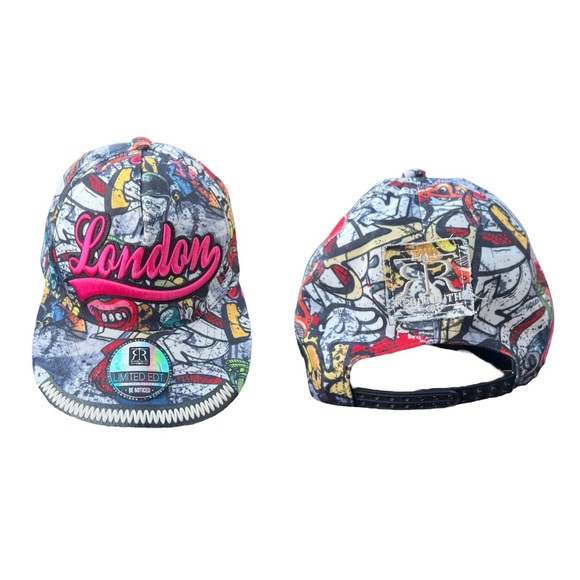 ORIGINAL ROBIN RUTH BRAND LONDON SIGNATURE GRAFFITI BASEBALL CAP - Picture 11 of 11
